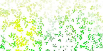 Light green, yellow vector template with abstract forms.