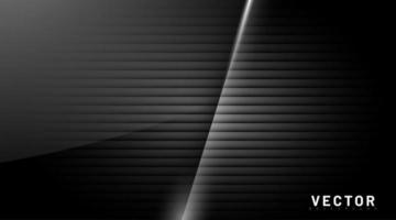 Black glossy with overlapping shadows background vector