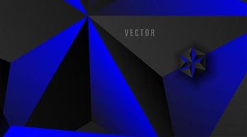 Abstract geometric vector background. hexagon shape and triangle with color gradients