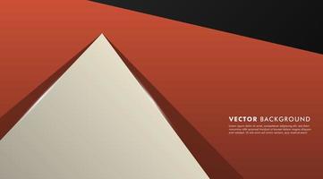 Overlapping geometric shapes background vector