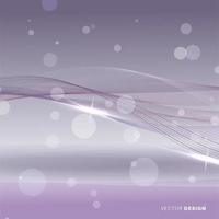 Abstract background with shiny waves and bokeh light vector