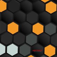 Abstract vector hexagonal geometry background