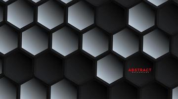 Abstract vector hexagonal geometry background