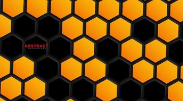 Abstract vector hexagonal geometry background