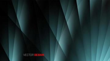 Abstract 3d green blue background vector