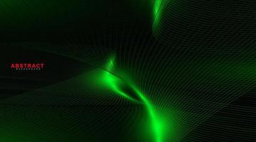 abstract geometric background. Glowing line wave on dark. New texture for your design. vector