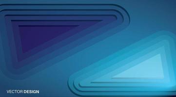 abstract vector background. overlapping blue triangle design