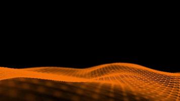 intro volante futuriste rendu 3d plexus orange video