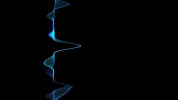 Futuristic wave signal looping background video