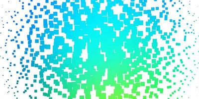 Light Blue, Green vector background with rectangles.