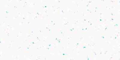 Light pink, green vector pattern with abstract shapes.