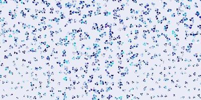 Light pink, blue vector backdrop with chaotic shapes.