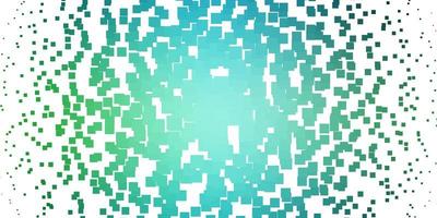 Light Blue, Green vector background with rectangles.