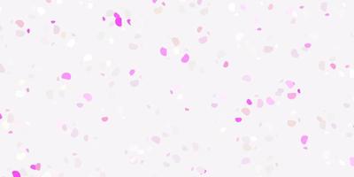 Light pink vector backdrop with chaotic shapes.