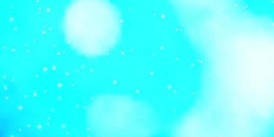 Light Blue, Green vector texture with beautiful stars.