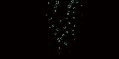 Dark Blue, Green vector template with circles.