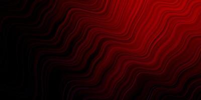 Dark Blue, Red vector texture with curves.