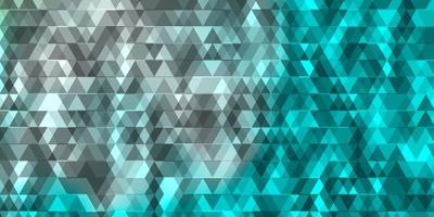 Light Blue, Green vector layout with lines, triangles.