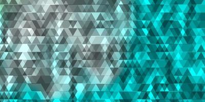 Light Blue, Green vector layout with lines, triangles.