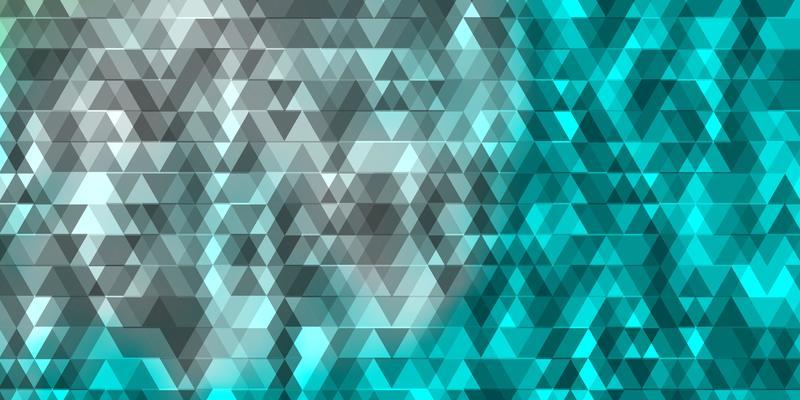 Light Blue, Green vector layout with lines, triangles.