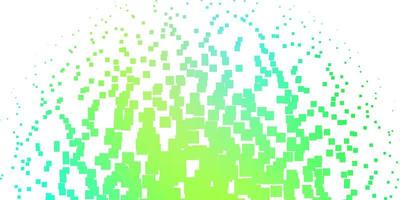 Light Blue, Green vector texture in rectangular style.