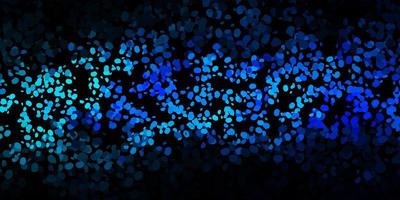 Dark pink, blue vector background with random forms.
