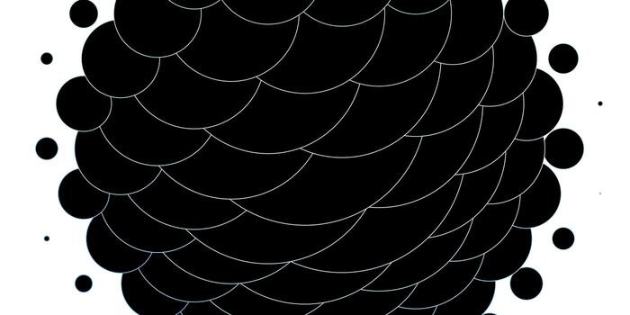 Light Blue, Green vector texture with disks.