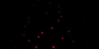 Dark Green, Red vector layout with bright stars.