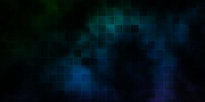 Dark Blue, Green vector pattern in square style.