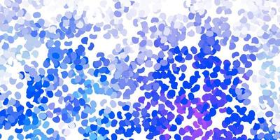 Light pink, blue vector backdrop with chaotic shapes.
