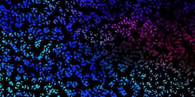 Dark pink, blue vector template with abstract forms.