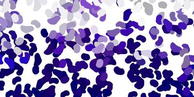 Light purple vector backdrop with chaotic shapes.