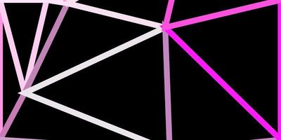 Light pink, yellow vector gradient polygon texture.