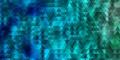 Light BLUE vector texture with lines, triangles.