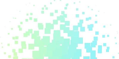 Light Blue, Green vector layout with lines, rectangles.