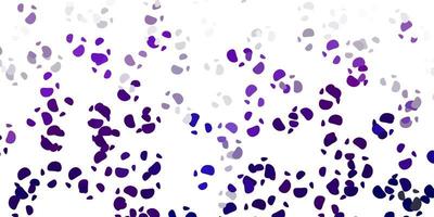 Light purple vector pattern with abstract shapes.