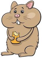 cartoon hamster comic animal character vector