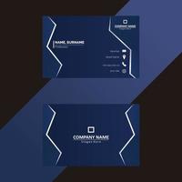 Corporate business card template vector