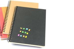 Work from home notebooks photo