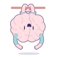 Upside down, Brain collection vector