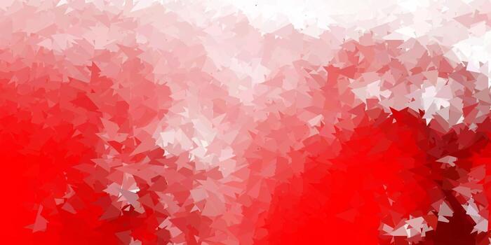 Dark red vector triangle mosaic pattern.
