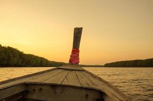 Boat in the water photo