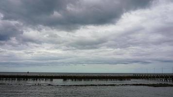 Wolkenbewegung und Regenwolken bedecken den Himmel video