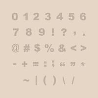 Finger print texture numbers elements. Set of geometric graphic elements design vector