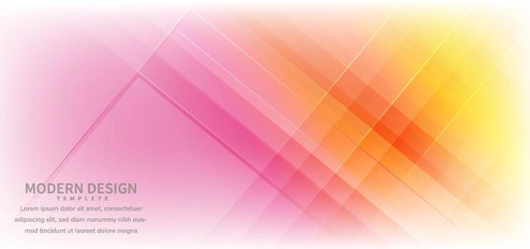 Banner design geometric colorful overlapping with background. vector