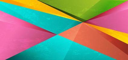 Abstract geometric triangle colorful vibrant texture background. vector