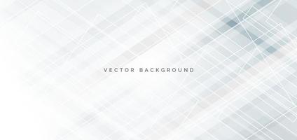 Abstract white grey square line overlapping background. vector