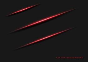 Abstract red light line shadow on black background with space for text. Technology concept. vector