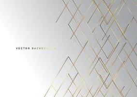 Abstract striped lines gold color on grey background. Luxury style. vector