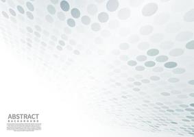 Abstract geometric dot pattern background with white shapes perspective can be used in cover design vector